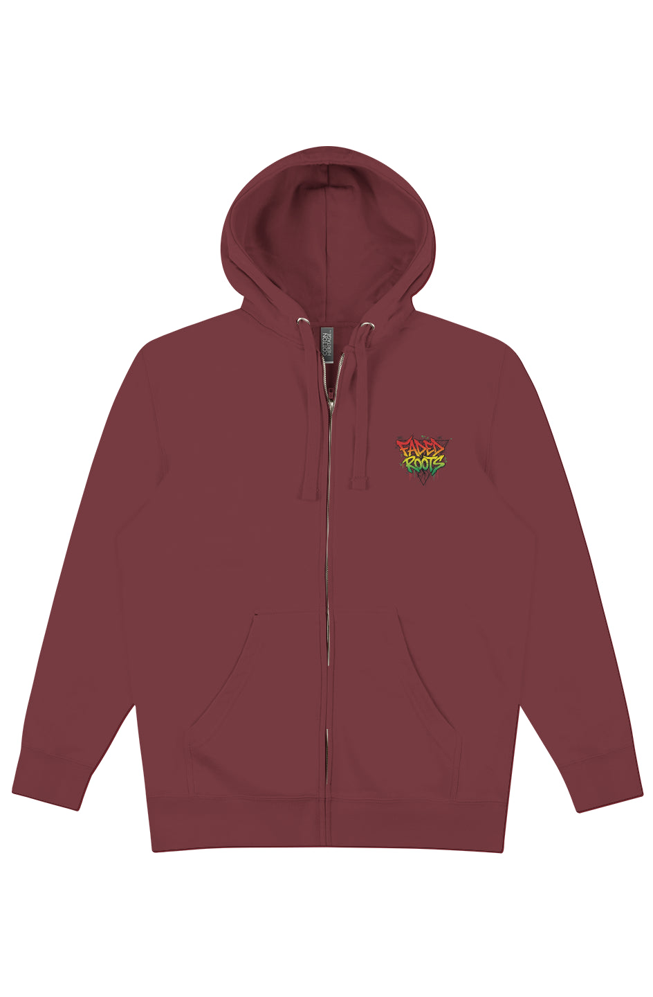 Faded Roots Premium Full-Zip Hoodie - One Love Dro