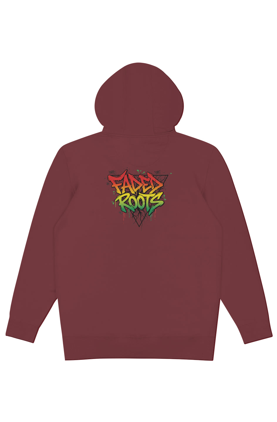 Faded Roots Premium Full-Zip Hoodie - One Love Dro